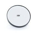 Oglinda cosmetica cu lupa,  marire 15x medie